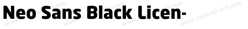 Neo Sans Black Licen字体转换